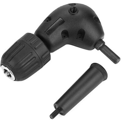 FTVOGUE 3/8" Adaptador de ângulo reto de 90 graus conjunto de brocas para broca elétrica acessório 9,5 mm mandril redondo sem chave FTVOGUE 3/8" Adaptador de ângulo reto de 90 graus conjunto de brocas para broca elétrica acessório 9,5 mm mandril redondo sem chave