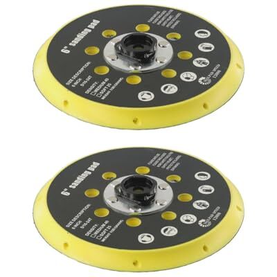 Trade-Shop Placas de suporte para lixadora orbital (150 mm, compatíveis com Makita BO6030 e BO6040, compatíveis com lixadora excêntrica Festool RO1 ET2 ES150 ETS150) Trade-Shop Placas de suporte para lixadora orbital (150 mm, compatíveis com Makita BO6030 e BO6040, compatíveis com lixadora excêntrica Festool RO1 ET2 ES150 ETS150)