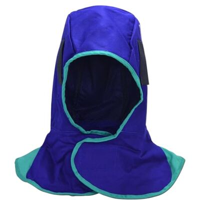 RIVERWELD Capuz de soldadura Tecido retardante de chama para soldadores Capacete de soldagem Cor azul Equipamento de segurança no trabalho Proteção da cabeça do engrenagem RIVERWELD Capuz de soldadura Tecido retardante de chama para soldadores Capacete de soldagem Cor azul Equipamento de segurança no trabalho Proteção da cabeça do engrenagem