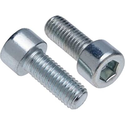 Keple Parafusos de Cabeça Cilíndrica M5 Aço de Alta Resistência Classe 8.8 (Pacote de 25) Parafusos de Cabeça Hexagonal Banhados a Zinco com Rosca Cilíndrica de Alta Resistência Certificada DIN912 (5mm x Keple Parafusos de Cabeça Cilíndrica M5 Aço de Alta Resistência Classe 8.8 (Pacote de 25) Parafusos de Cabeça Hexagonal Banhados a Zinco com Rosca Cilíndrica de Alta Resistência Certificada DIN912 (5mm x