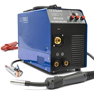 IPOTOOLS MIG-250 Máquina de soldadura MIG MAG Máquina de soldadura MIG com 250A 230V IGBT, Máquina de eletrodos 3 em 1 MIG Flux MMA, Máquina de soldadura inversora portátil, 7 anos de garantia IPOTOOLS MIG-250 Máquina de soldadura MIG MAG Máquina de soldadura MIG com 250A 230V IGBT, Máquina de eletrodos 3 em 1 MIG Flux MMA, Máquina de soldadura inversora portátil, 7 anos de garantia