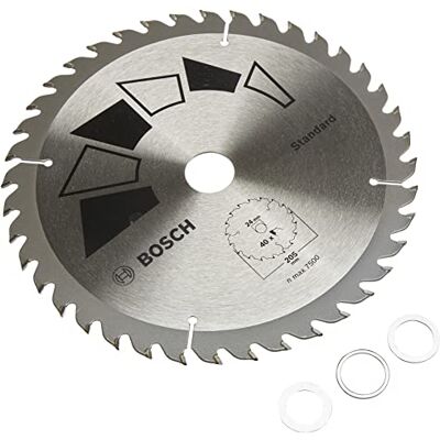Bosch 2609256822 Lâmina de serra circular - 205mm, 40 dentes, Metal duro Bosch 2609256822 Lâmina de serra circular - 205mm, 40 dentes, Metal duro