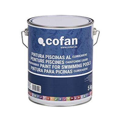 Cofan Pintura para piscinas cloroborracha cor azul tamanho da embalagem 5 kg Cofan Pintura para piscinas cloroborracha cor azul tamanho da embalagem 5 kg