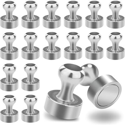 POPPSTAR 18 Ímanes cônicos (12 x 16 mm, fortes, força de adesão 3 kg), pratos POPPSTAR 18 Ímanes cônicos (12 x 16 mm, fortes, força de adesão 3 kg), pratos