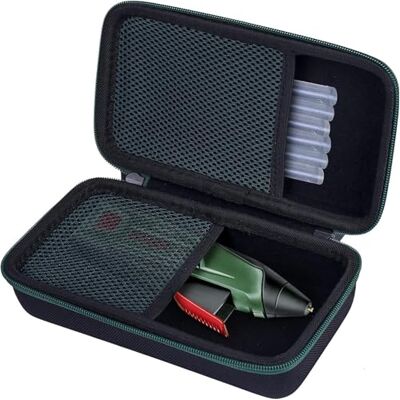Aenllosi Estojo rígido comptível com pistol de col Bosch Home nd Grden PKP 18 E/PKP 3.6 LI/dvncedGlue 18 V, bols de rede pr rmzenr brrs de col Bosch ou outros cessórios, Preto Aenllosi Estojo rígido comptível com pistol de col Bosch Home nd Grden PKP 18 E/PKP 3.6 LI/dvncedGlue 18 V, bols de rede pr rmzenr brrs de col Bosch ou outros cessórios, Preto