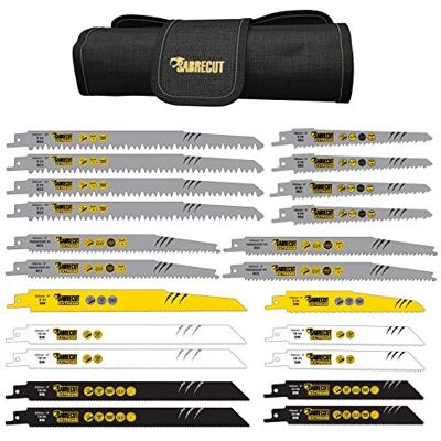 SabreCut SCRSBK22 Mixed S610DF S644D S922BF S922HF S110DF S1122HF S1122BF S1531L S2345X Fast Wood and Metal Cutting Lâminas de serra de sabre compatíveis com Bosch Deeeee. walt Makita y Outros SabreCut SCRSBK22 Mixed S610DF S644D S922BF S922HF S110DF S1122HF S1122BF S1531L S2345X Fast Wood and Metal Cutting Lâminas de serra de sabre compatíveis com Bosch Deeeee. walt Makita y Outros