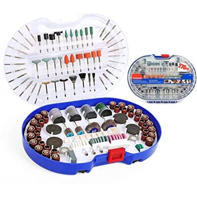 WORKPRO Conjunto de Acessórios Multiusos para Ferramentas Rotativas 276-peças, Acessórios Multifuncionais para Retificação, Lixamento, Polimento, Escovação, Corte WORKPRO Conjunto de Acessórios Multiusos para Ferramentas Rotativas 276-peças, Acessórios Multifuncionais para Retificação, Lixamento, Polimento, Escovação, Corte