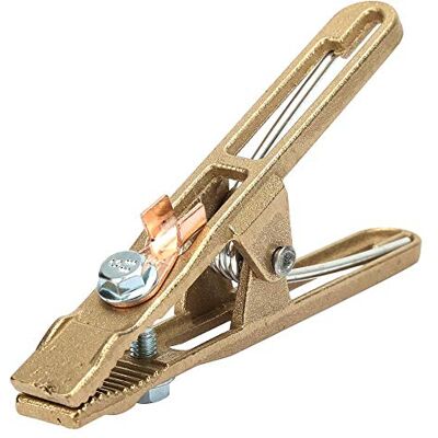Walfront Braçadeira de soldagem ligação à terra cabo de latão para máquina de soldar (260A, amarelo) Walfront Braçadeira de soldagem ligação à terra cabo de latão para máquina de soldar (260A, amarelo)