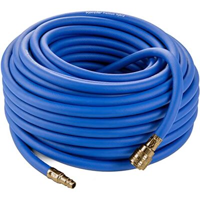 POPPSTAR Mangueira de ar comprimido 30 m (mangueira de ar para compressor, diâmetro interior 9,2 mm, acoplamento rápido NW 7,2 e conector, 20 bar), azul POPPSTAR Mangueira de ar comprimido 30 m (mangueira de ar para compressor, diâmetro interior 9,2 mm, acoplamento rápido NW 7,2 e conector, 20 bar), azul
