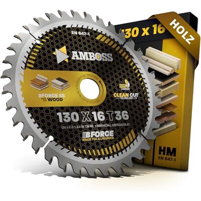 Amboss Werkzeuge Lâmina de serra circular HM 130 x 16 Z36 dentes alternados para madeira, corte fino. Lâmina de serra ® 130 mm, compatível com Metabo 4340 * 6311. BHK 01 * BHK 2*. KS 3340 S. KS 40 S Amboss Werkzeuge Lâmina de serra circular HM 130 x 16 Z36 dentes alternados para madeira, corte fino. Lâmina de serra ® 130 mm, compatível com Metabo 4340 * 6311. BHK 01 * BHK 2*. KS 3340 S. KS 40 S