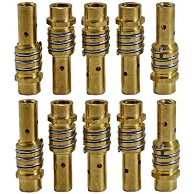 RIVERWELD Difusor de suporte de ponta 002.0078 Fit MIG MAG Co2 contacto da tocha de soldadura 10pk RIVERWELD Difusor de suporte de ponta 002.0078 Fit MIG MAG Co2 contacto da tocha de soldadura 10pk