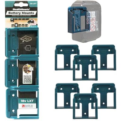 Suporte de Bateria Divers Verläge - Azul para Makita 18V - Acessórios Suporte de Bateria Divers Verläge - Azul para Makita 18V - Acessórios
