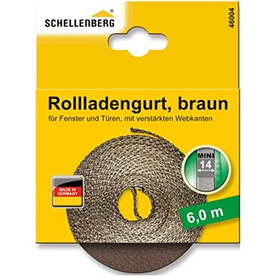 Schellenberg Correia de persiana (14 mm, 6 m), cor castanha Schellenberg Correia de persiana (14 mm, 6 m), cor castanha