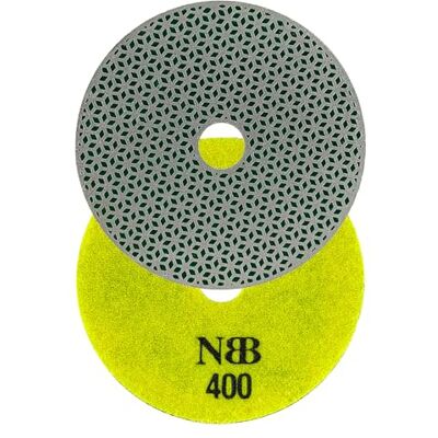 NBB Almofada de polimento diamantada, disco de lixamento diamante eletrodepositado, seco e húmido, para polir granito mármore pedra cerâmica azulejo porcelana, suporte de nylon, 4" 100 mm (1, 400 #) NBB Almofada de polimento diamantada, disco de lixamento diamante eletrodepositado, seco e húmido, para polir granito mármore pedra cerâmica azulejo porcelana, suporte de nylon, 4" 100 mm (1, 400 #)