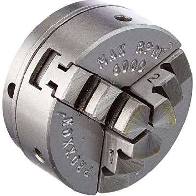PROXXON Prato de 3 mordaças para torno DB 250, utilizável para fixação concêntrica, metal PROXXON Prato de 3 mordaças para torno DB 250, utilizável para fixação concêntrica, metal