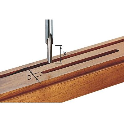 Festool Morango de ranhuras HS S8 D 3/8 Festool Morango de ranhuras HS S8 D 3/8