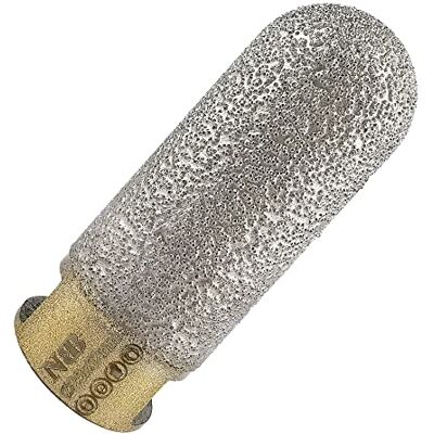 NBB Morango de diamante com M14, forma de dedo, broca de chanfro, broca de fresagem de diamante para expandir e moldar o orifício em porcelana, cerâmica, azulejos, granito, mármore, seco ou húmido (1, NBB Morango de diamante com M14, forma de dedo, broca de chanfro, broca de fresagem de diamante para expandir e moldar o orifício em porcelana, cerâmica, azulejos, granito, mármore, seco ou húmido (1,