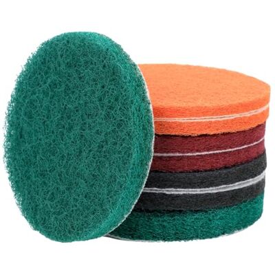 QWORK ® 8 Peças Esponjas de Polimento 125 mm, Grão P80-P150-P250-P600, Resistente à Água e ao Óleo, para Esmerilhadeiras Vermelhas e Excentrícas QWORK ® 8 Peças Esponjas de Polimento 125 mm, Grão P80-P150-P250-P600, Resistente à Água e ao Óleo, para Esmerilhadeiras Vermelhas e Excentrícas
