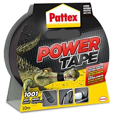 Pattex Power Tape, fita multiusos resistente, forte, corte fácil, preto, 10 m Pattex Power Tape, fita multiusos resistente, forte, corte fácil, preto, 10 m