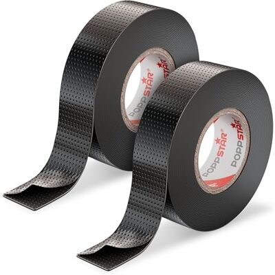 POPPSTAR Fita isolante autossoldável universal, 5 m x 19 mm x 0,76 mm, preto, 2 rolos POPPSTAR Fita isolante autossoldável universal, 5 m x 19 mm x 0,76 mm, preto, 2 rolos