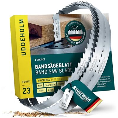 Bayerwald Werkzeuge Bayerwald Uddeholm Lâmina de serra de fita (2240 x 15 x 0,5 x 6 mm, para todos os tipos de madeira/fita de serra compatível com Scheppach hbs 300) Bayerwald Werkzeuge Bayerwald Uddeholm Lâmina de serra de fita (2240 x 15 x 0,5 x 6 mm, para todos os tipos de madeira/fita de serra compatível com Scheppach hbs 300)