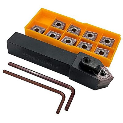ASZLBYM 1 suporte para ferramentas de torneamento MCSNL1616H12 + 10 ferramentas de torneamento de inserção de carboneto CNMG120408-MA. ASZLBYM 1 suporte para ferramentas de torneamento MCSNL1616H12 + 10 ferramentas de torneamento de inserção de carboneto CNMG120408-MA.