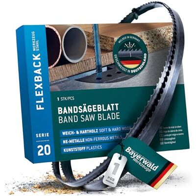 Bayerwald Werkzeuge Bayerwald Lâmina de serra de fita de aço para ferramentas 2240 x 16 x 0,5 x 4 mm / madeira, metais não ferrosos, plástico, chapas finas/lâmina de serra adequada para Elektra Beckum e muito mais. Bayerwald Werkzeuge Bayerwald Lâmina de serra de fita de aço para ferramentas 2240 x 16 x 0,5 x 4 mm / madeira, metais não ferrosos, plástico, chapas finas/lâmina de serra adequada para Elektra Beckum e muito mais.
