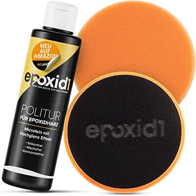 epoxid1 ® Conjunto de polimento para resina epóxi, pasta de polimento, inclui esponja de polimento para polir resina epóxi, resina e outros Disco de polimento para polidor e excêntrico epoxid1 ® Conjunto de polimento para resina epóxi, pasta de polimento, inclui esponja de polimento para polir resina epóxi, resina e outros Disco de polimento para polidor e excêntrico