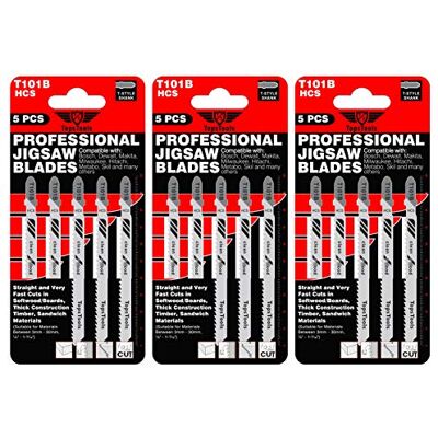 TopsTools 15 lâminas de serra de recortes compatíveis com Bosch, Dewalt, Makita, Milwaukee e muito mais TopsTools 15 lâminas de serra de recortes compatíveis com Bosch, Dewalt, Makita, Milwaukee e muito mais