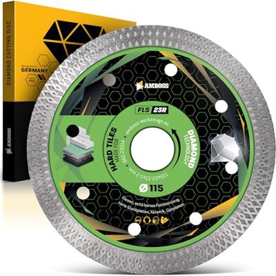 Amboss Werkzeuge Amboss FLS 23R "Revolution – Extra fina de diamante (1,2 mm) – Azulejos/extraduro porcelanato/Harte Granite/cerâmica Amboss Werkzeuge Amboss FLS 23R "Revolution – Extra fina de diamante (1,2 mm) – Azulejos/extraduro porcelanato/Harte Granite/cerâmica