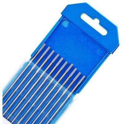 TEN-HIGH tig eletrodos de tungsténio eletrodos de soldagem, cério 2% cinzento, para soldar aço inoxidável, 1,6 mm x 175 mm TEN-HIGH tig eletrodos de tungsténio eletrodos de soldagem, cério 2% cinzento, para soldar aço inoxidável, 1,6 mm x 175 mm