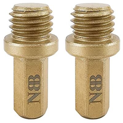 NBB Adaptador profissional para brocas de diamante com rosca fêmea M14, de rosca macho M14 para haste hexagonal, conexão estável a broca, evita vibrações e deslizamentos (2, M14 to HEX) NBB Adaptador profissional para brocas de diamante com rosca fêmea M14, de rosca macho M14 para haste hexagonal, conexão estável a broca, evita vibrações e deslizamentos (2, M14 to HEX)