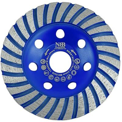 NBB Copo diamantado roda disco moagem diamantado faca amolada de alta eficiência e longa duração retificação a seco ou húmido em granito mármore azulejos de cerâmica cimento (1, 115 mm) NBB Copo diamantado roda disco moagem diamantado faca amolada de alta eficiência e longa duração retificação a seco ou húmido em granito mármore azulejos de cerâmica cimento (1, 115 mm)