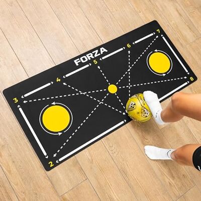 FORZA Elite Football Control & Technique Tapetes de treino Elite com flechas e borracha antiderrapante, melhoram a sua técnica FORZA Elite Football Control & Technique Tapetes de treino Elite com flechas e borracha antiderrapante, melhoram a sua técnica