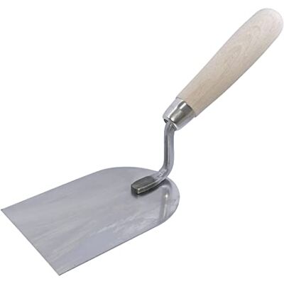 AERZETIX C54477 Palete para estuque/gesso 80 x 120 mm Ferramenta de pedreiro, cabo de madeira, espátula em aço, extremidade quadrada AERZETIX C54477 Palete para estuque/gesso 80 x 120 mm Ferramenta de pedreiro, cabo de madeira, espátula em aço, extremidade quadrada