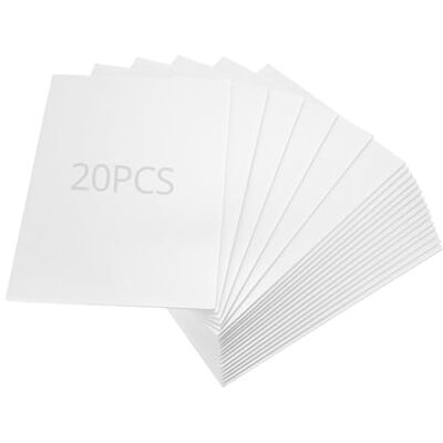 QWORK ® 20 Peças de painéis de espuma, painéis de espuma dura A3 de 5 mm de espessura, para pintar, modelismo, publicidade QWORK ® 20 Peças de painéis de espuma, painéis de espuma dura A3 de 5 mm de espessura, para pintar, modelismo, publicidade