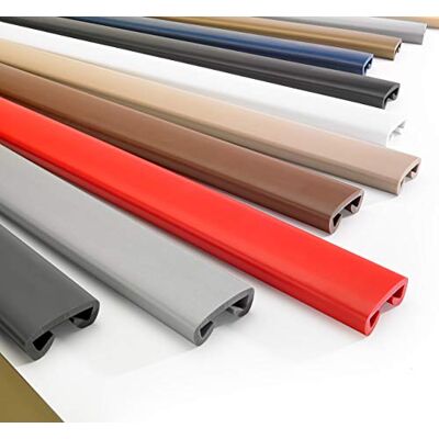 Garmin Corrimãos PVC 40 x 8 mm, flexível, antiderrapante, cinzento, 1 m Perfil de corrimão para escadas, varandas e terraços, aderência segura, resistente às intempéries, fácil de montar Garmin Corrimãos PVC 40 x 8 mm, flexível, antiderrapante, cinzento, 1 m Perfil de corrimão para escadas, varandas e terraços, aderência segura, resistente às intempéries, fácil de montar