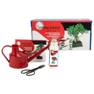 Planeta Huerto Bonsái Planta de jardim Kit de manutenção para bonsai com tesoura, regador, adubo nutribonsai e guia de cuidados Planeta Huerto Bonsái Planta de jardim Kit de manutenção para bonsai com tesoura, regador, adubo nutribonsai e guia de cuidados