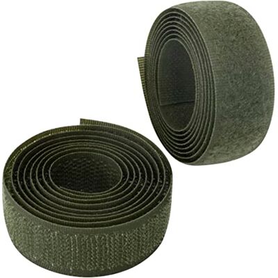 AERZETIX C65905 Fita/rolo de velcro 20mm 1 metro de auto-aderência organizador/fixador de cabos tira de fixação para bolsa, peça de vestuário, correia cor: verde oliva em poliamida e AERZETIX C65905 Fita/rolo de velcro 20mm 1 metro de auto-aderência organizador/fixador de cabos tira de fixação para bolsa, peça de vestuário, correia cor: verde oliva em poliamida e