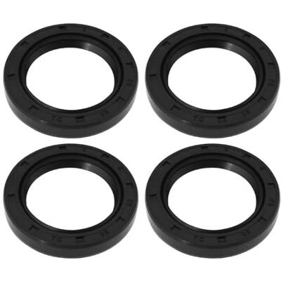 OTOTEC 4 vedantes de eixo de óleo de 35 x 50 x 8 mm, vedação de graxa para pó TC lábios duplos de borracha para eixos rotativos em equipamentos mecânicos OTOTEC 4 vedantes de eixo de óleo de 35 x 50 x 8 mm, vedação de graxa para pó TC lábios duplos de borracha para eixos rotativos em equipamentos mecânicos