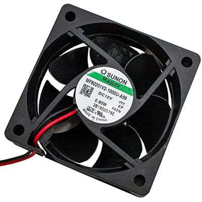 Sunon Fan 12 V DC 0,78 W 60 x 60 x 20 mm, 32,3 m³/h 4200U/Min 32,3 m³/h MF60201V21000UA99 Sunon Fan 12 V DC 0,78 W 60 x 60 x 20 mm, 32,3 m³/h 4200U/Min 32,3 m³/h MF60201V21000UA99