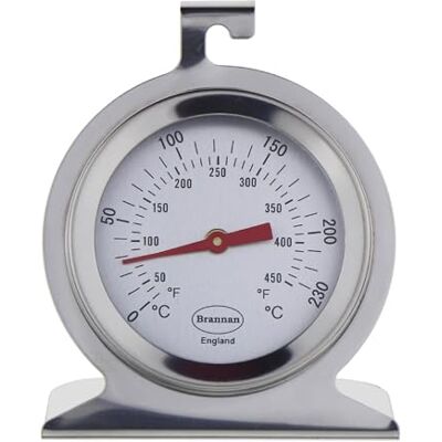 Brannan Termómetro de forno para forno de ventilador e fornos a gás, indicador de temperatura do forno de esfera em termómetro à prova de forno Brannan Termómetro de forno para forno de ventilador e fornos a gás, indicador de temperatura do forno de esfera em termómetro à prova de forno