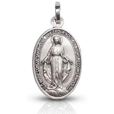 I G J LA MEDALLA MILAGROSA EN PLATA DE LEY 925 LA ORIGINAL 100% MADE IN ITALY LAS MEDALLAS DE LOS SANTOS PATRONOS I G J LA MEDALLA MILAGROSA EN PLATA DE LEY 925 LA ORIGINAL 100% MADE IN ITALY LAS MEDALLAS DE LOS SANTOS PATRONOS