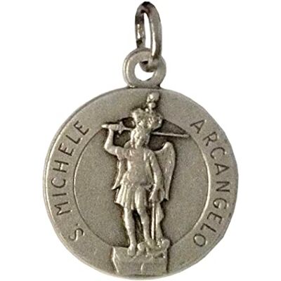 I G J MEDALLA DE SAN MIGUEL ARCÁNGEL ( ESTATUA VENERANDA EN EL SANTUARIO DE SAN MICHELE ) LAS MEDALLAS DE LOS SANTOS PATRONOS I G J MEDALLA DE SAN MIGUEL ARCÁNGEL ( ESTATUA VENERANDA EN EL SANTUARIO DE SAN MICHELE ) LAS MEDALLAS DE LOS SANTOS PATRONOS