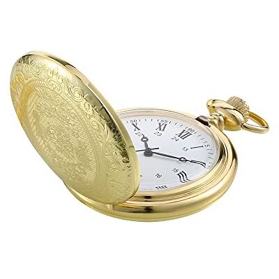 Pangda Reloj de Bolsillo Vintage de Acero para Hombre con Cadena para el día del Padre, Uso Diario Pangda Reloj de Bolsillo Vintage de Acero para Hombre con Cadena para el día del Padre, Uso Diario