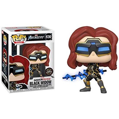 Funko Jogos pop: Vingadores Black Widow (Edição de perseguição brilhante na escuridão) #630 Funko Jogos pop: Vingadores Black Widow (Edição de perseguição brilhante na escuridão) #630