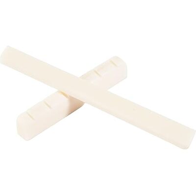 Huudngeje Peças de guitarra conjunto de marfim porca e selim de ponte de osso de guitarra clássica de 6 cordas Huudngeje Peças de guitarra conjunto de marfim porca e selim de ponte de osso de guitarra clássica de 6 cordas