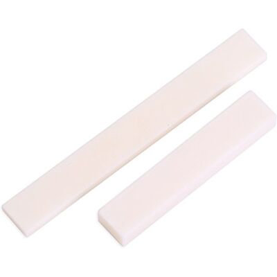 Dilwe 1 conjunto de pinos de ponte de osso, porca de selim, peças de osso de guitarra para guitarra clássica popular de 6 cordas Dilwe 1 conjunto de pinos de ponte de osso, porca de selim, peças de osso de guitarra para guitarra clássica popular de 6 cordas