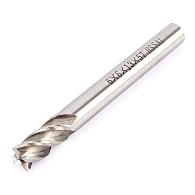 Estink Morango CNC HSS de 4 placas, morango cilíndrico para centros de usinagem, ferramenta de fresagem para processamento de dados, 6 mm Fresa CNC, Herramienta de Fresado, HSS 4 Flautas, 6 mm, Para Mecanizado Estink Morango CNC HSS de 4 placas, morango cilíndrico para centros de usinagem, ferramenta de fresagem para processamento de dados, 6 mm Fresa CNC, Herramienta de Fresado, HSS 4 Flautas, 6 mm, Para Mecanizado