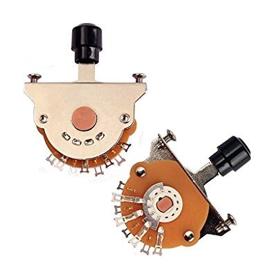 Alnicov Seletor de pastilhas com 3 posições para guitarra elétrica Telecaster Alnicov Seletor de pastilhas com 3 posições para guitarra elétrica Telecaster